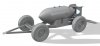 Thunder Model 32002 US Army Bomb Trailer Mark 2 1/32